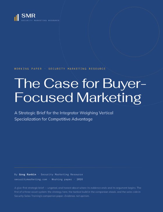 Cover of The Case for Buyer-Focused Marketing, an SMR working paper